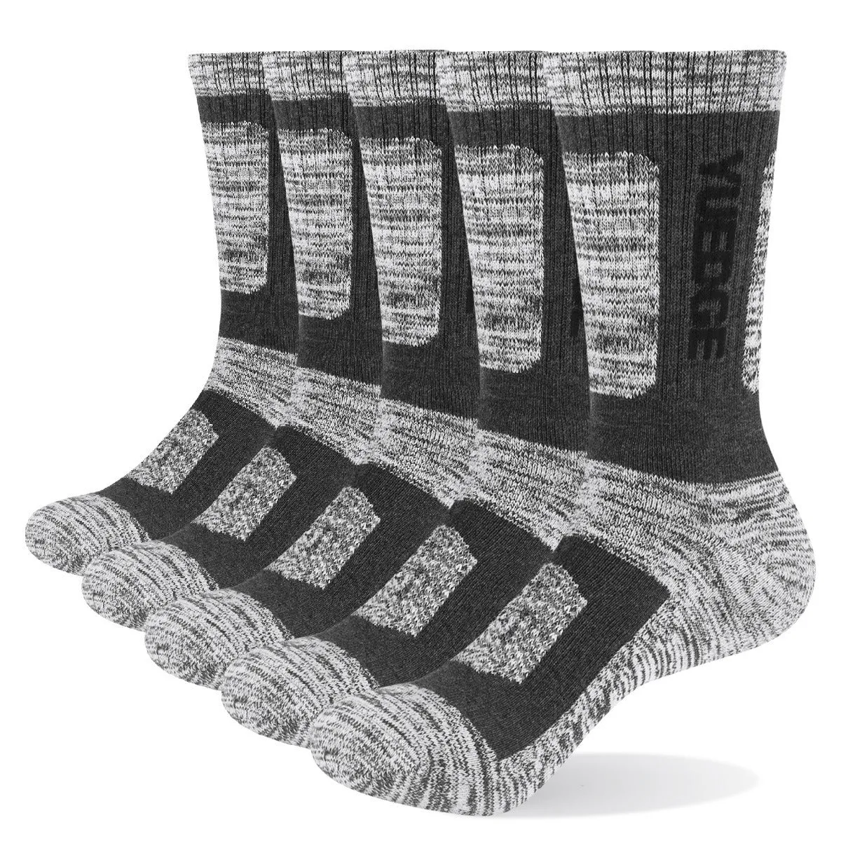 5 Pairs Of Men's Comfortable Breathable Pure Cotton Socks