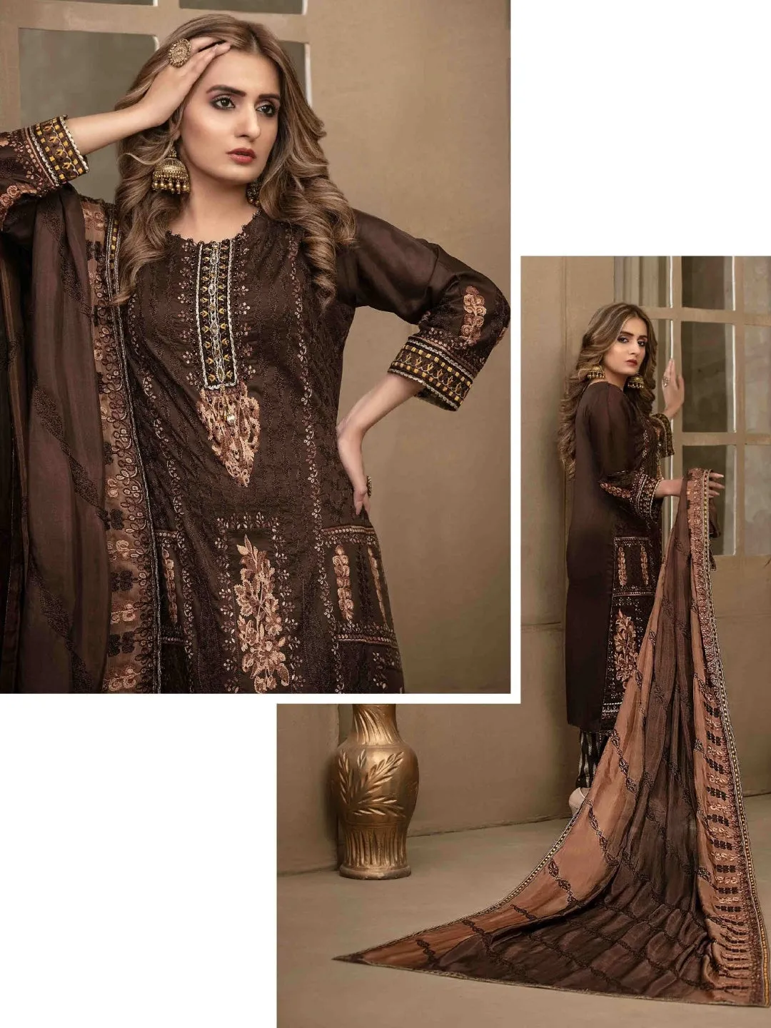 Aari Embroidered Lawn