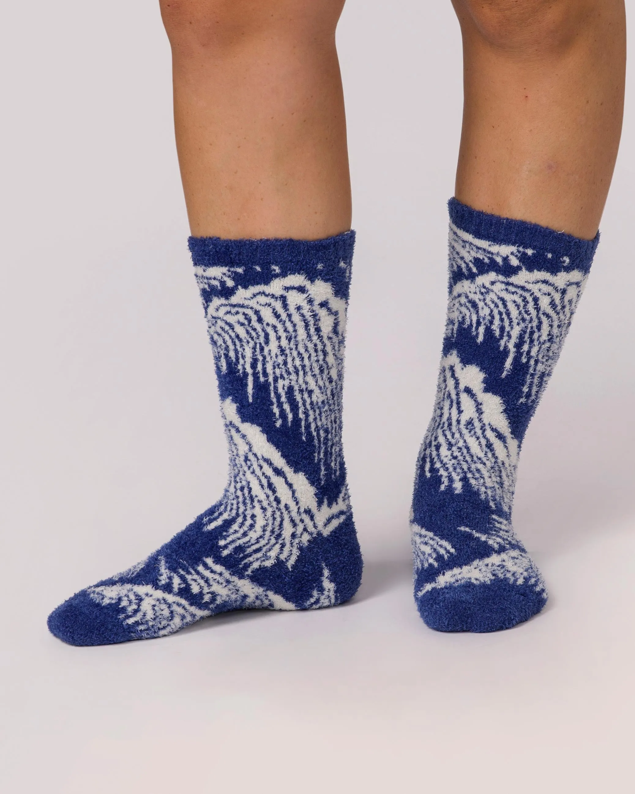 Acadia Waves Cozy Socks