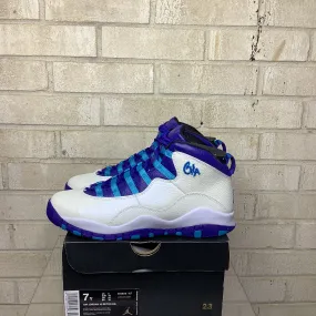 AIR JORDAN 10 CHARLOTTE SIZE 7Y 310806-107