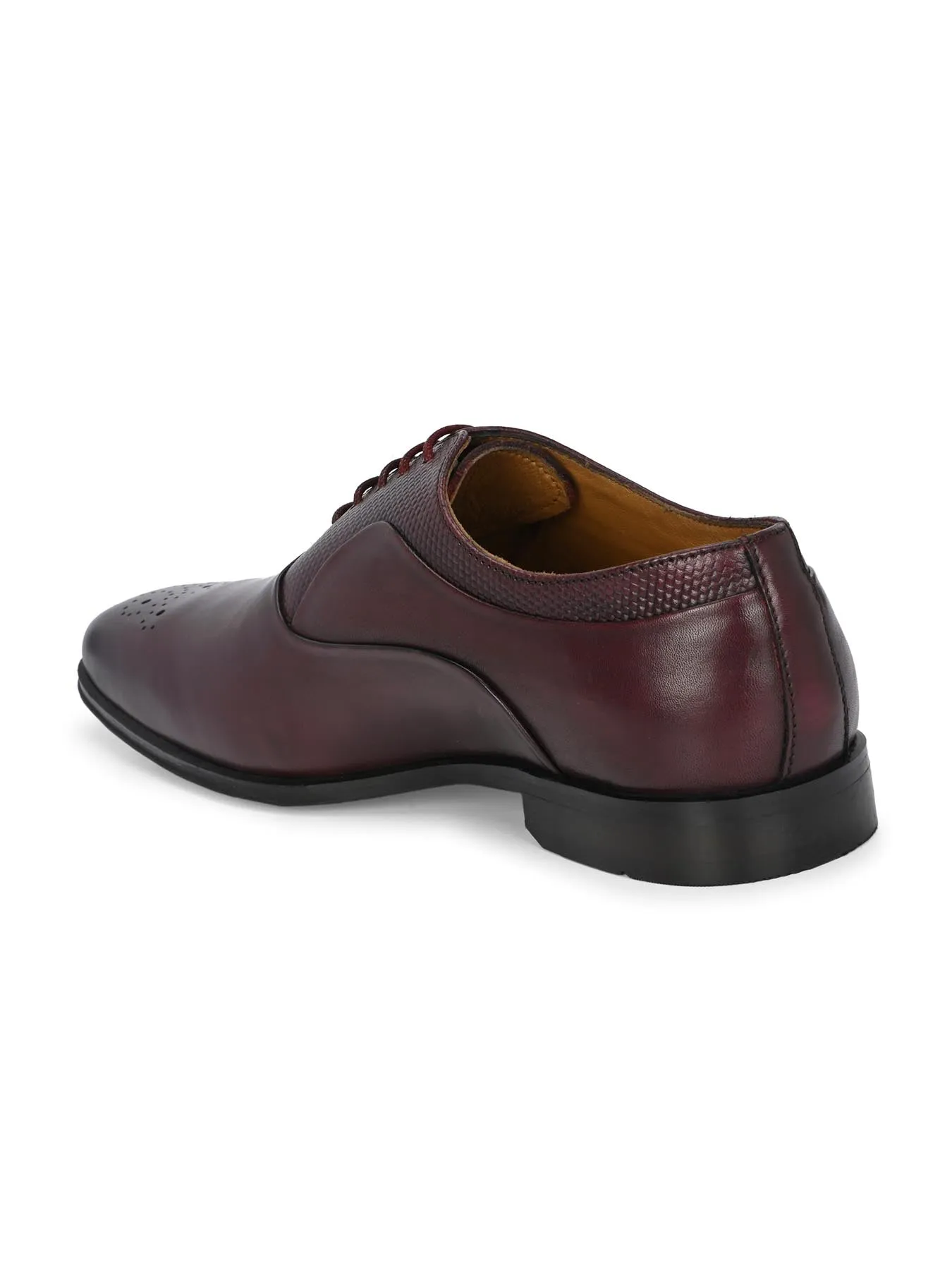 Alberto Torresi Genuine Leather 685 Bordo Office/ Dress Formal Lace Up Shoes