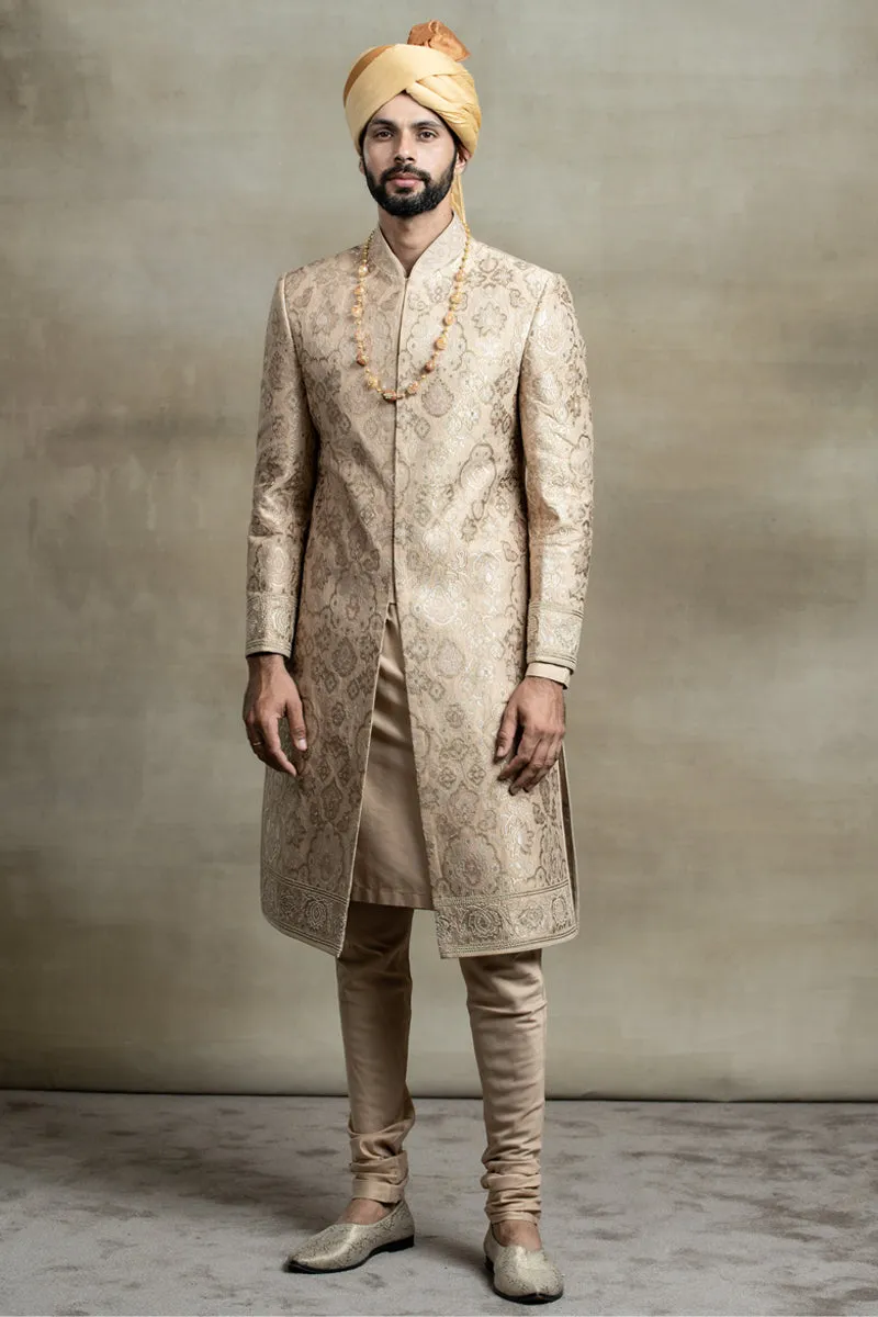 All Over Embroidered Sherwani