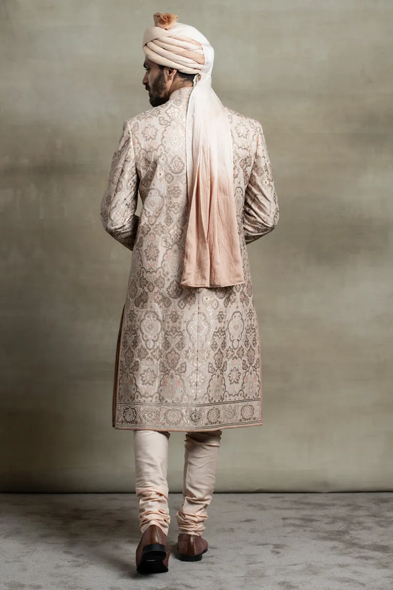 All Over Embroidered Sherwani