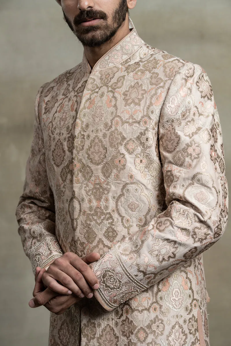 All Over Embroidered Sherwani