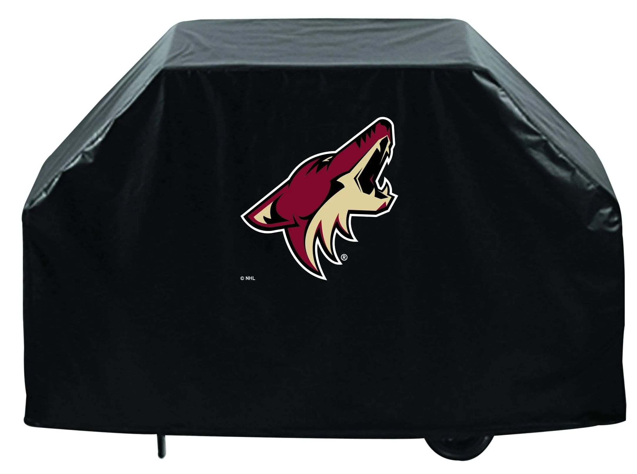 Arizona Coyotes HBS Black Outdoor Heavy Duty Breathable Vinyl BBQ Grill Cover