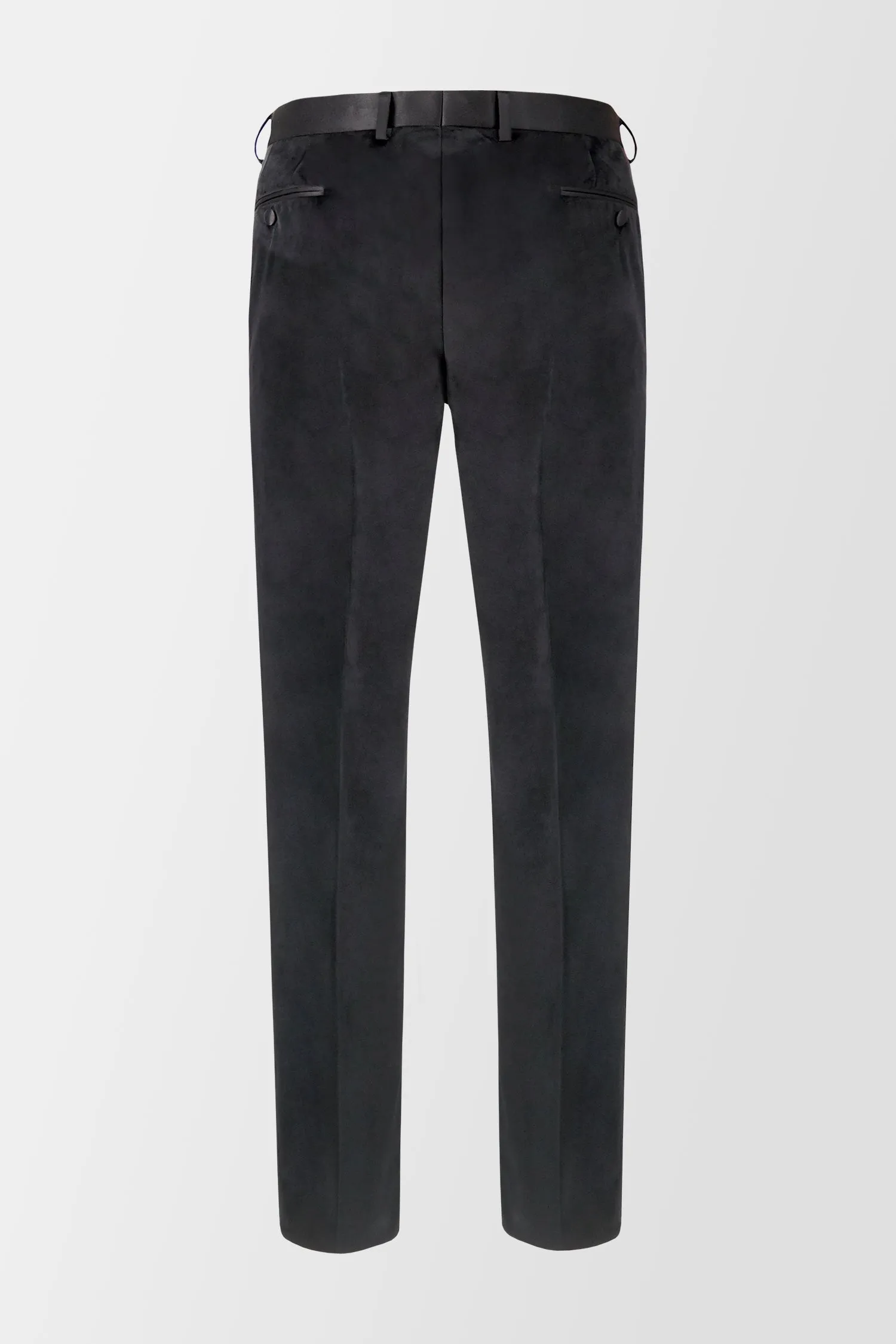 Billionaire Black Slim Fit Elegant Trousers