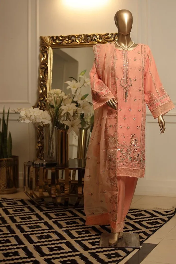 Bin Saeed Embroidered Organza Formal Suit BIN29