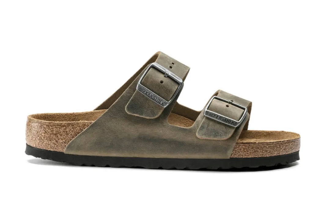 Birkenstock Arizona Oiled Leather Faded Khaki 1019313