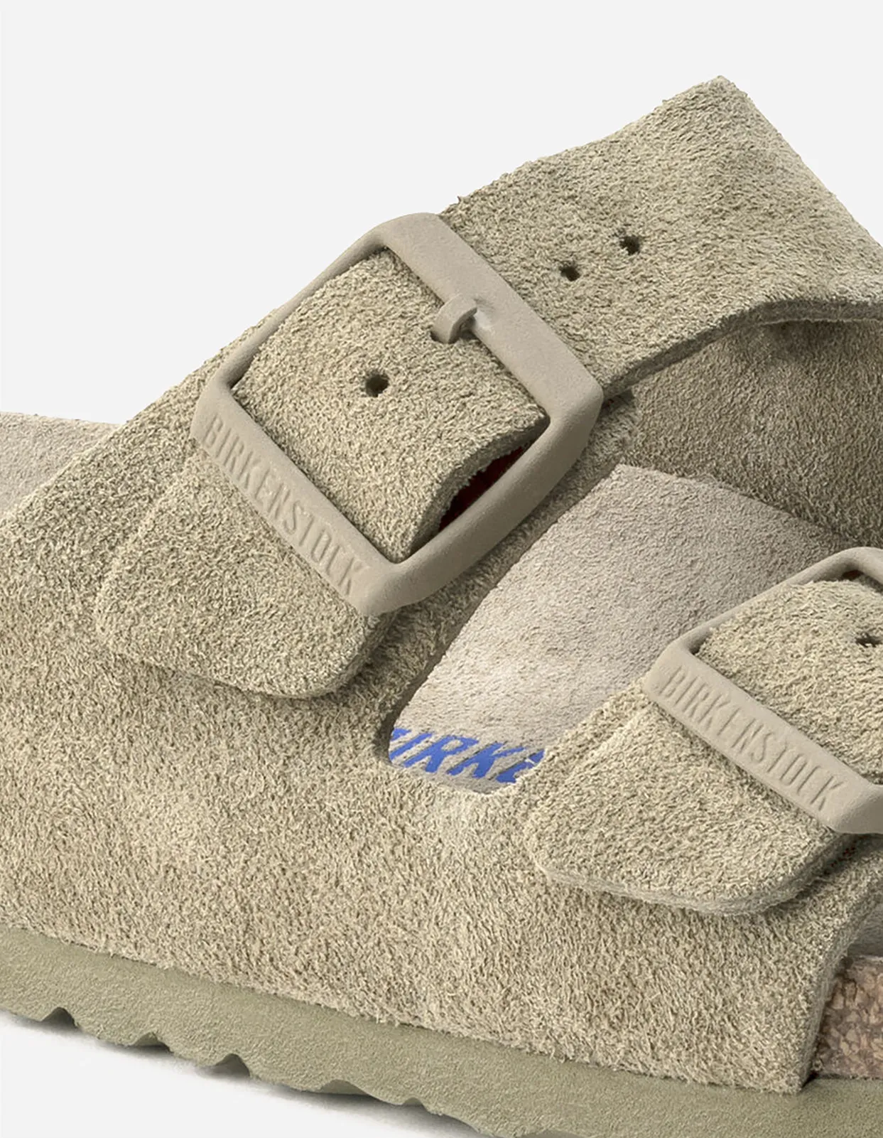 Birkenstock Arizona SFB Suede Faded Khaki