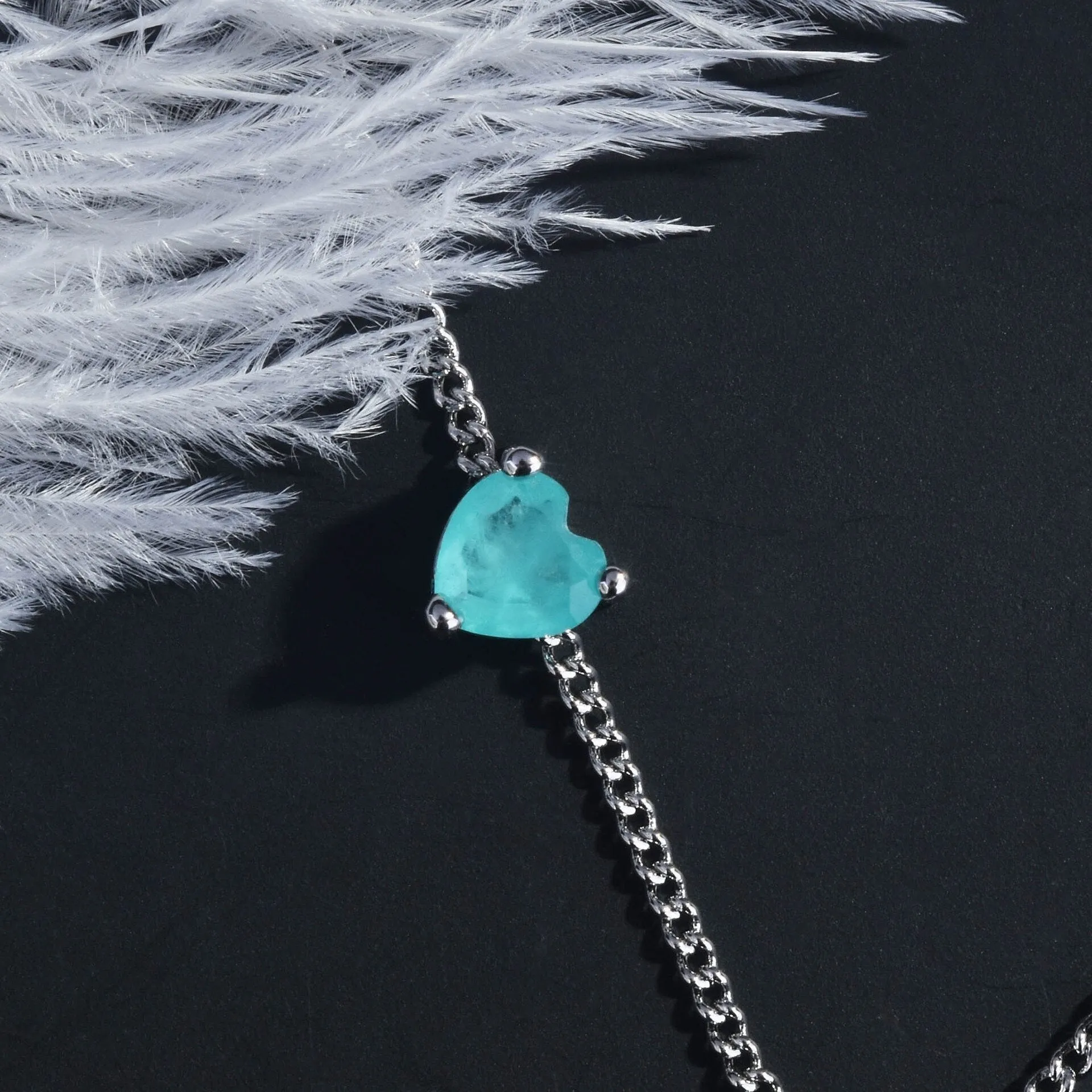 Blue Heart Pendant For Women