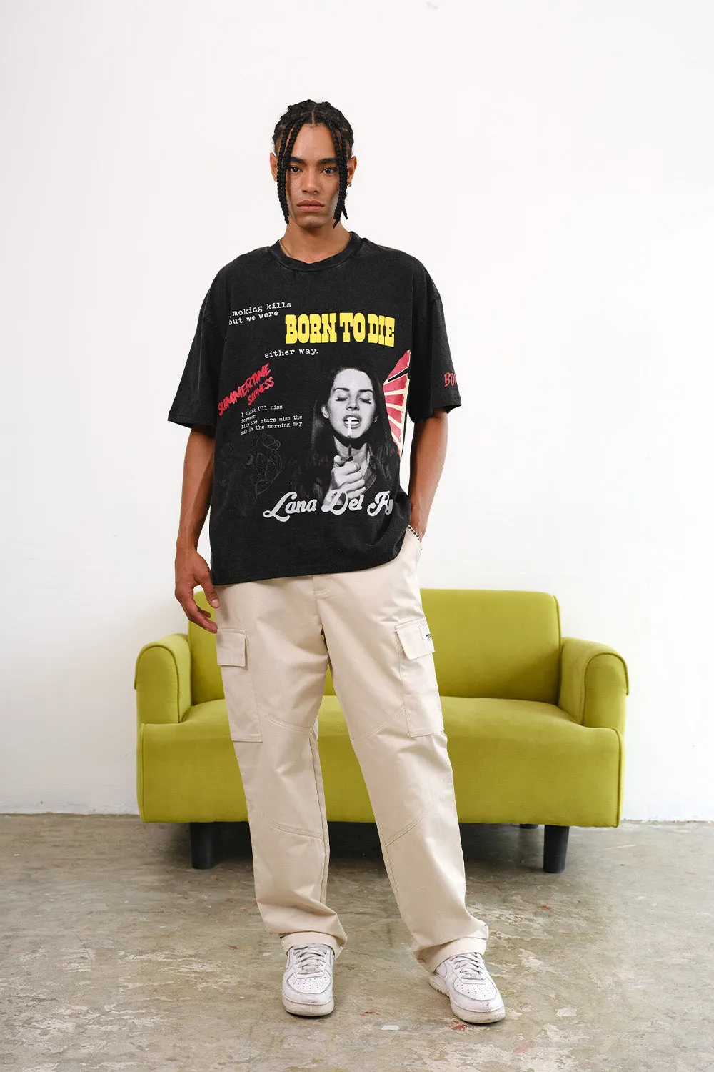 Born To Die Faded Oversized T-shirt