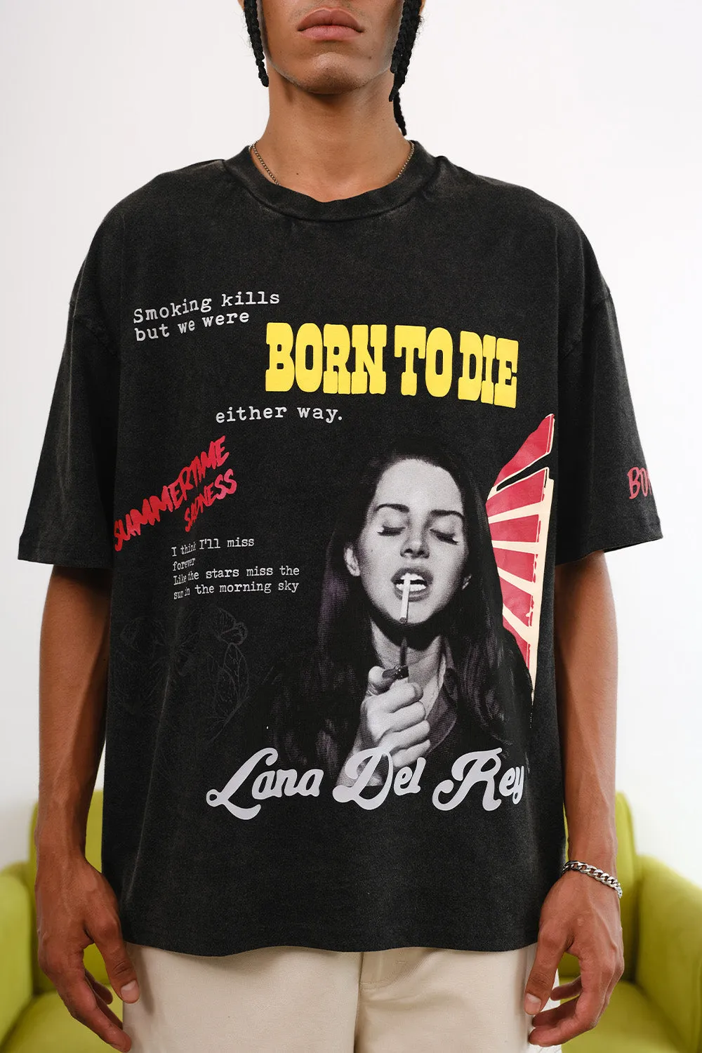 Born To Die Faded Oversized T-shirt