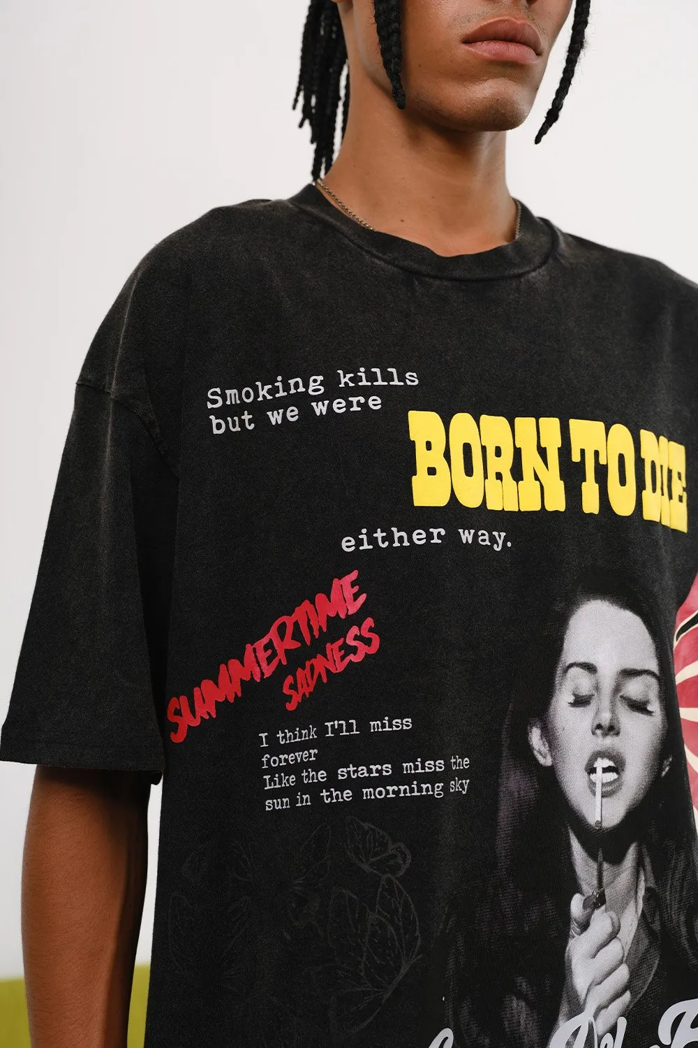 Born To Die Faded Oversized T-shirt