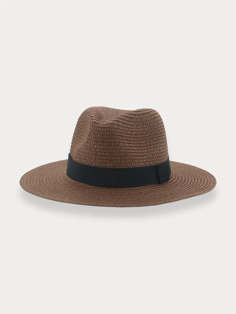 Breathable Flat Brim Beach Hat