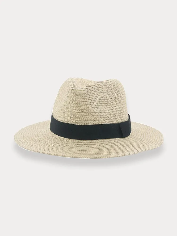 Breathable Flat Brim Beach Hat