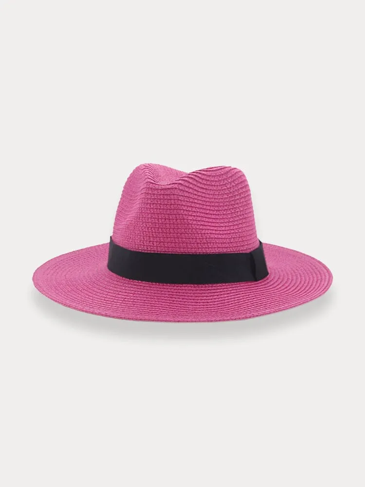 Breathable Flat Brim Beach Hat