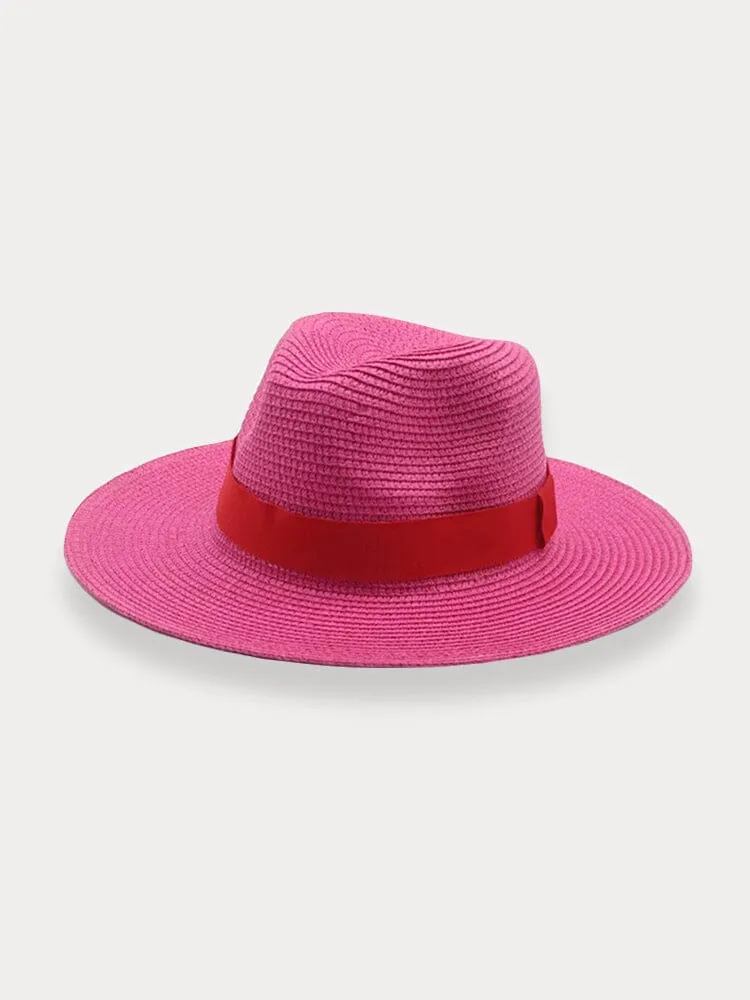 Breathable Flat Brim Beach Hat