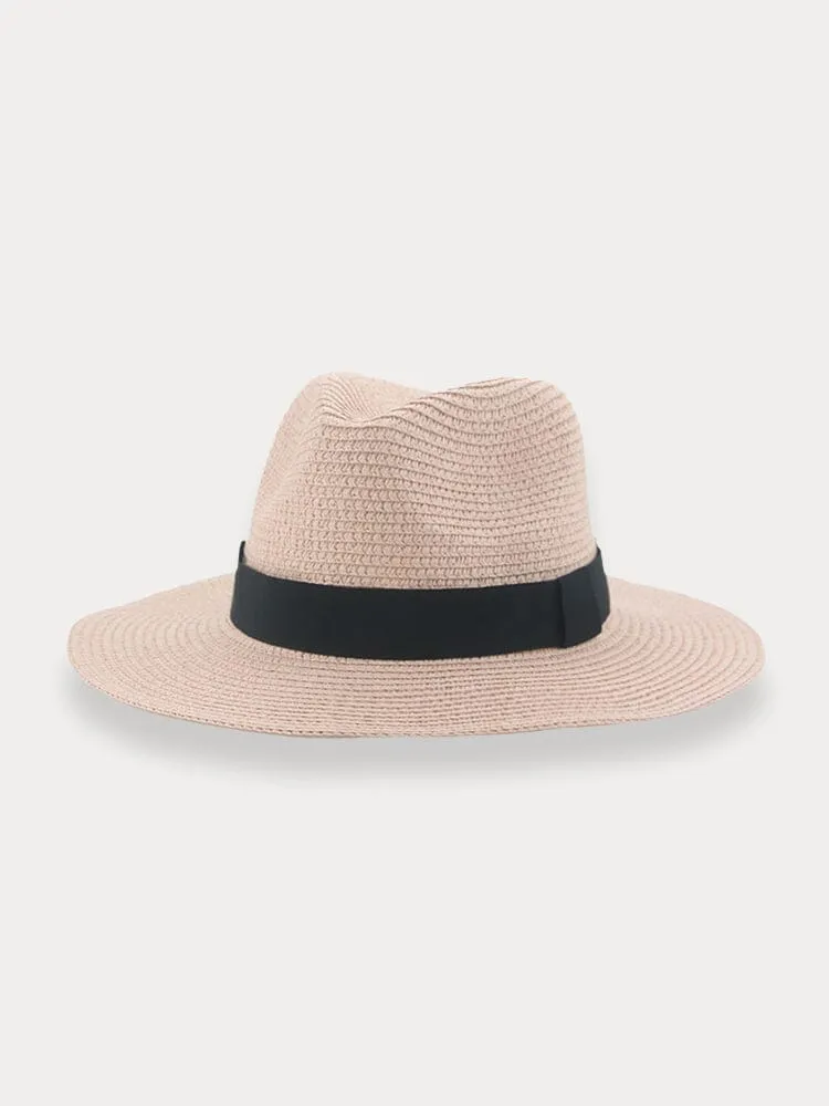 Breathable Flat Brim Beach Hat