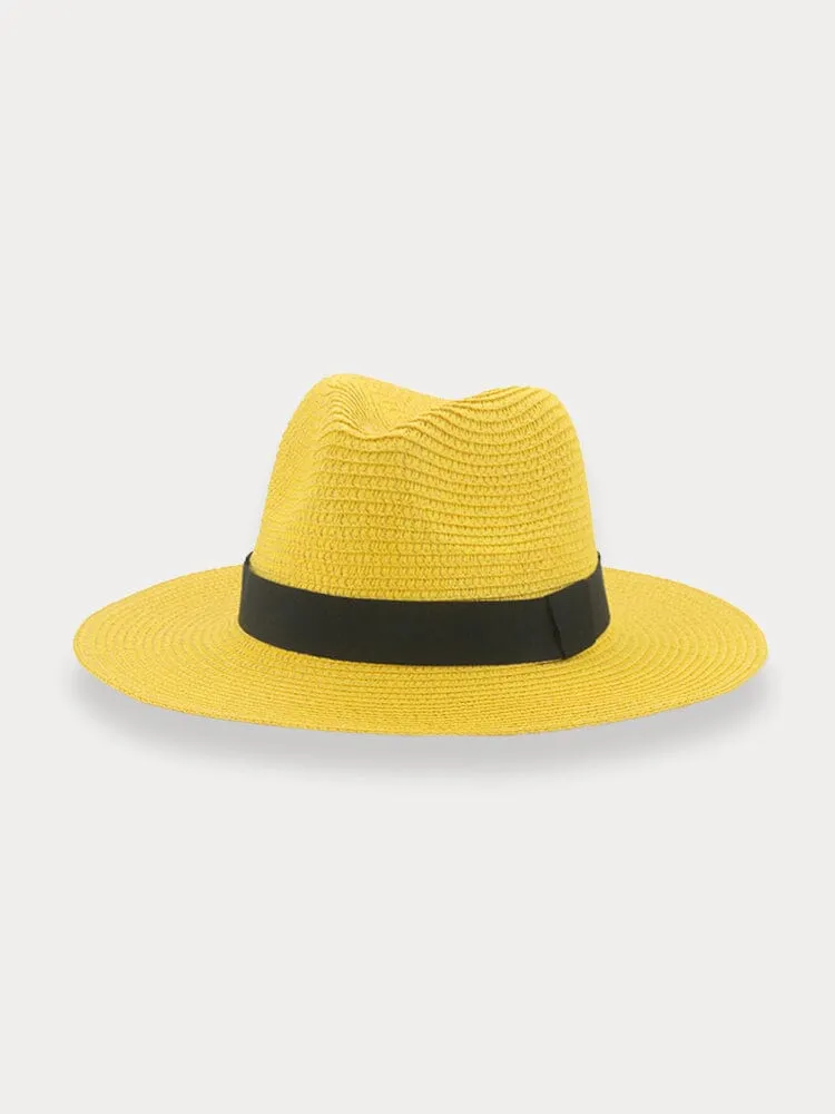 Breathable Flat Brim Beach Hat