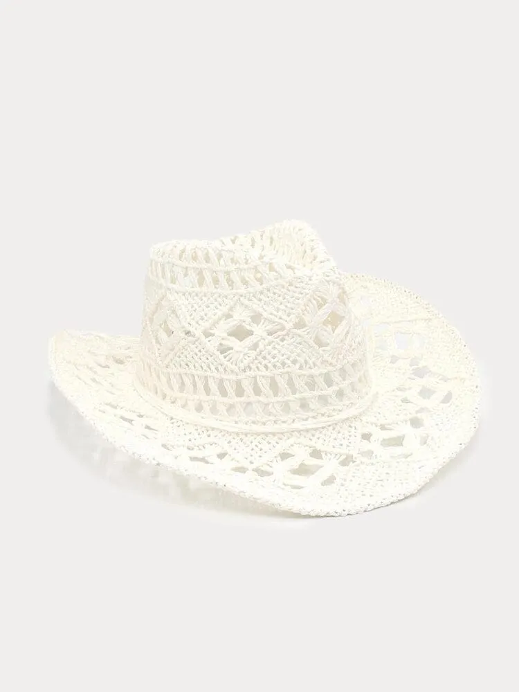 Breathable Hollow Woven Straw Hat