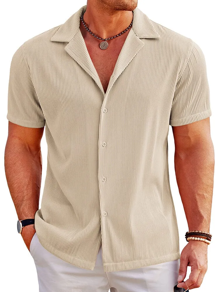 Breathable Pit Strip Laple Shirt (US Only)