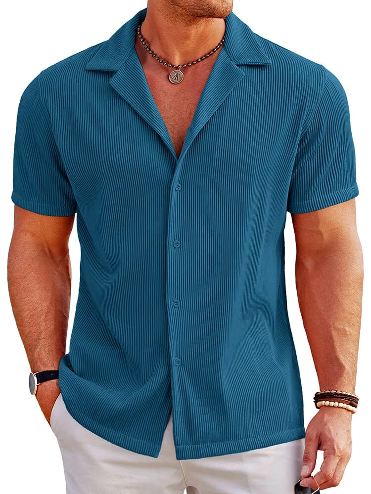 Breathable Pit Strip Laple Shirt (US Only)