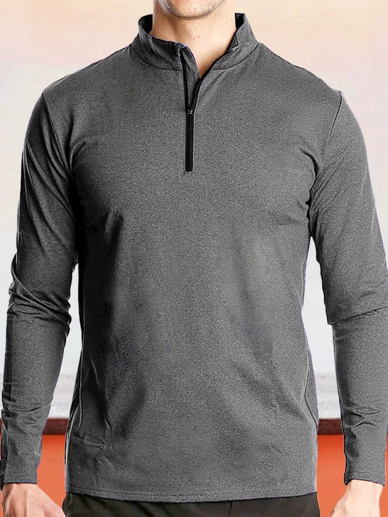 Breathable Quick-drying Half Zipper Sports Top