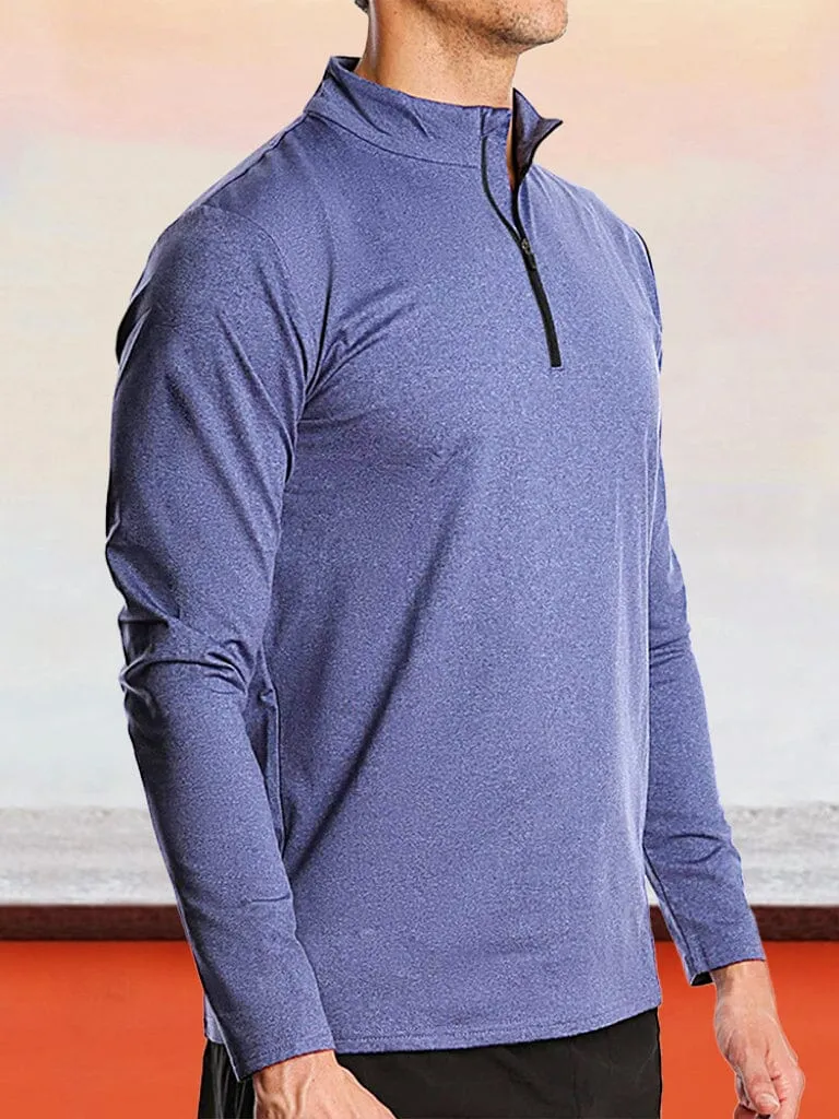 Breathable Quick-drying Half Zipper Sports Top