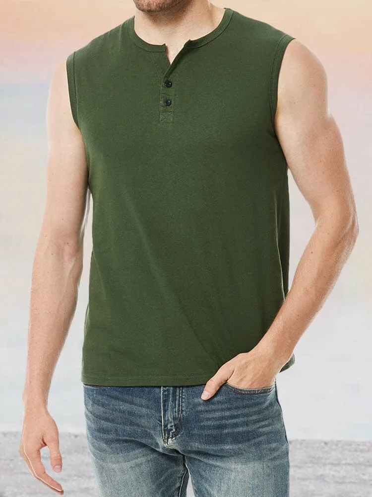 Breathable Solid Gym Tank Top