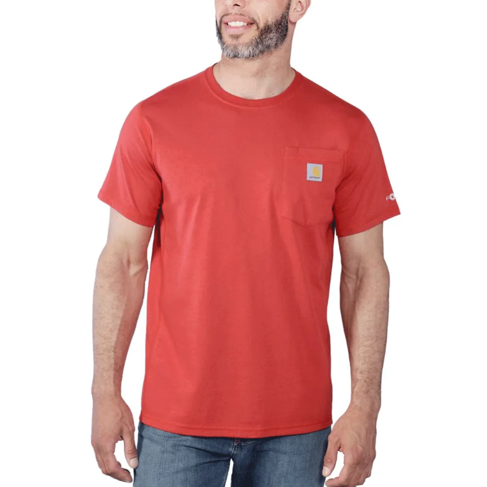 Carhartt 104616 Force Breathable Pocket Crew Neck T-Shirt