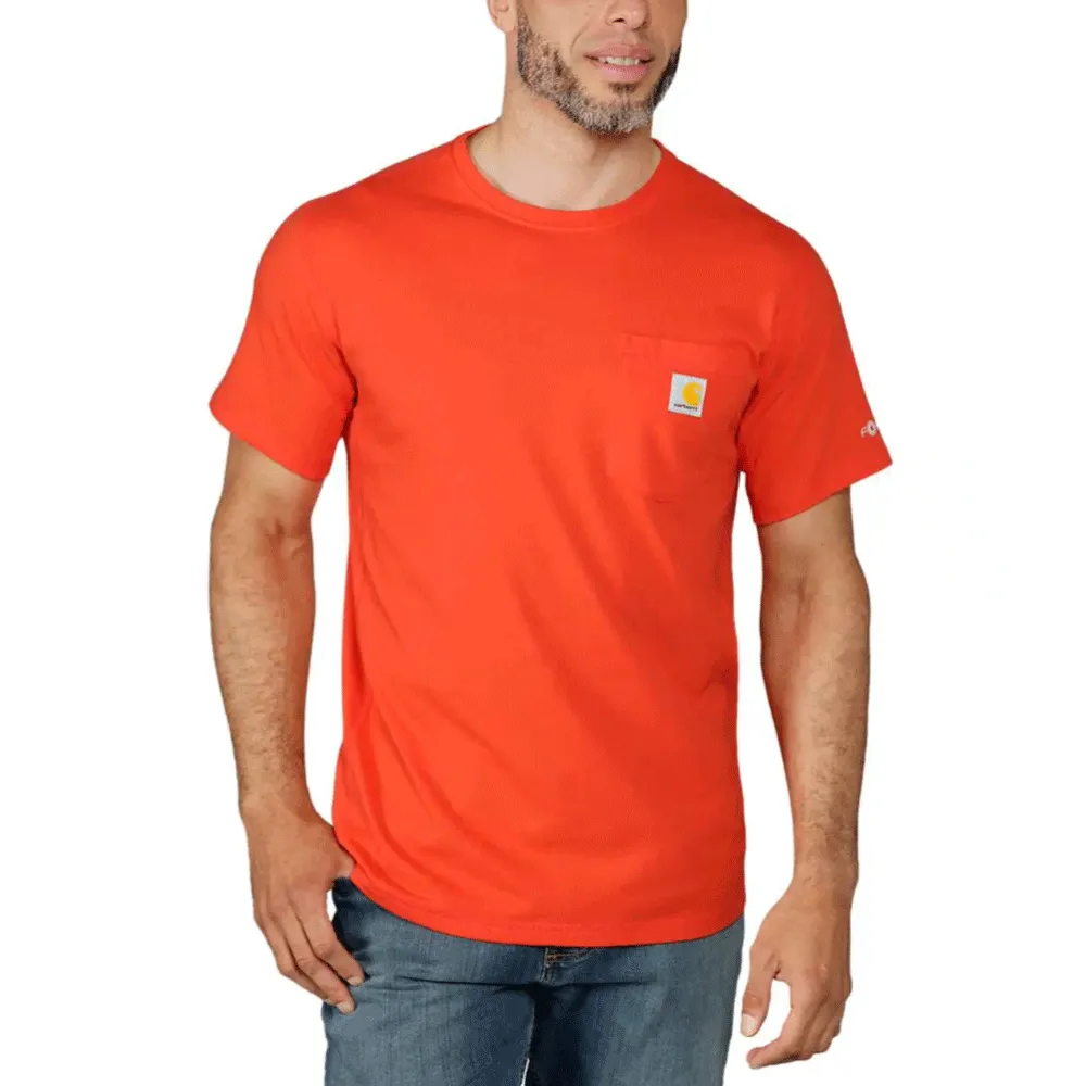 Carhartt 104616 Force Breathable Pocket Crew Neck T-Shirt