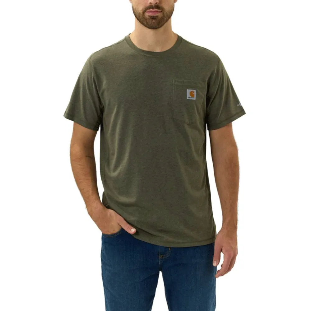 Carhartt 104616 Force Breathable Pocket Crew Neck T-Shirt