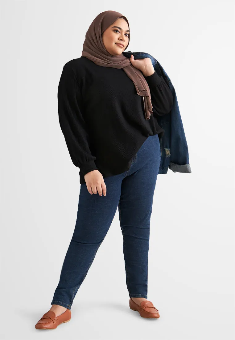 Carmen V-neck Cozy Waffle Top