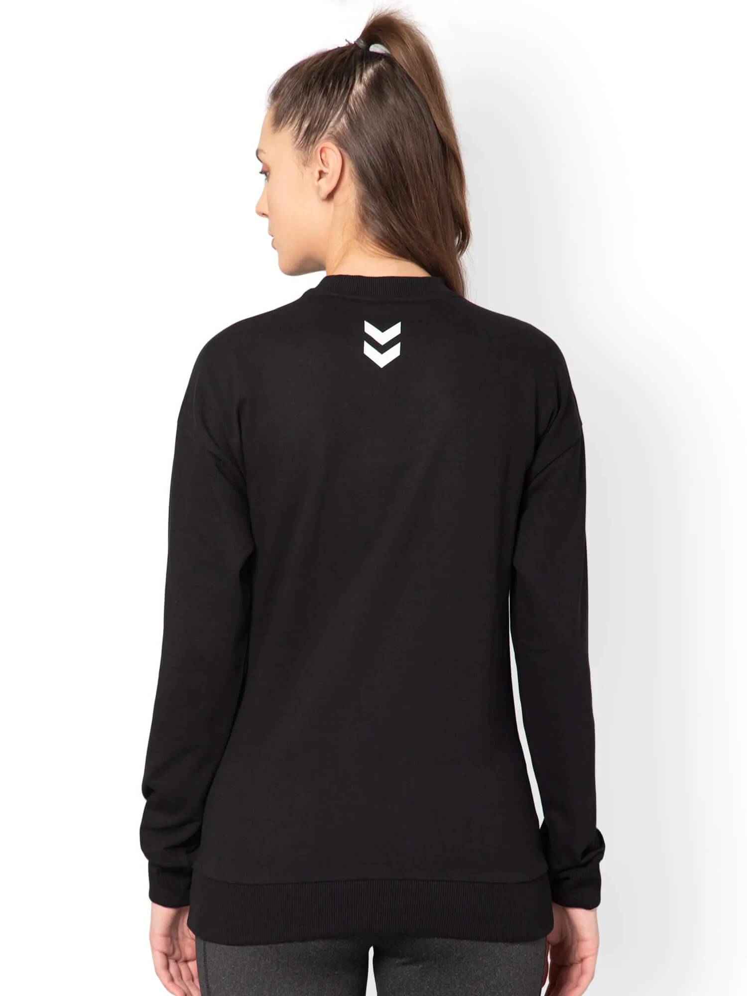 Casoi Women Black Sweatshirt