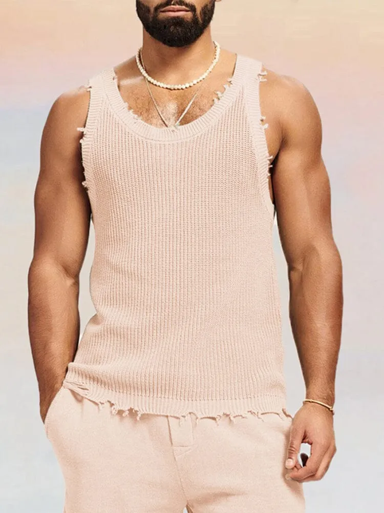 Casual Breathable Knit Tank Top