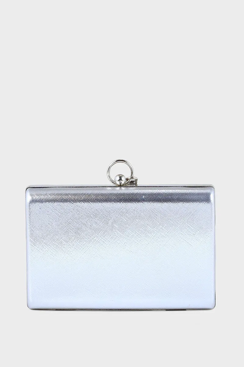 Casual Clutch B21601-Silver