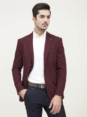 CASUAL COAT SLIM FIT MAROON