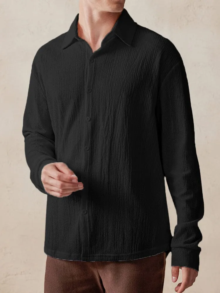 Casual Comfy Textured Shirt