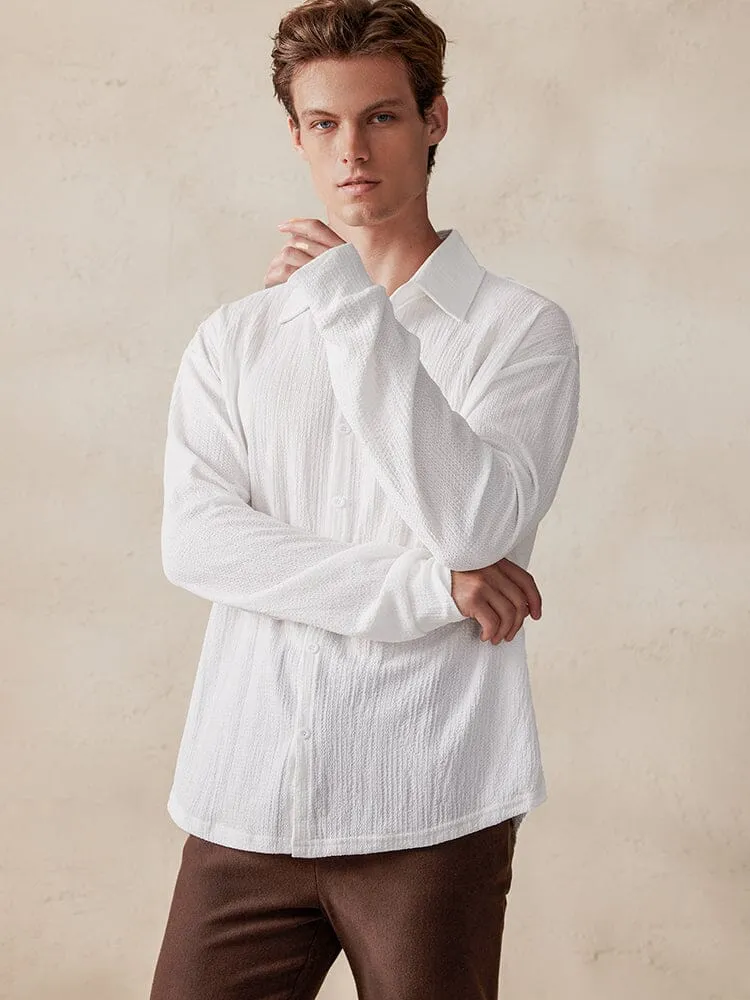 Casual Comfy Textured Shirt