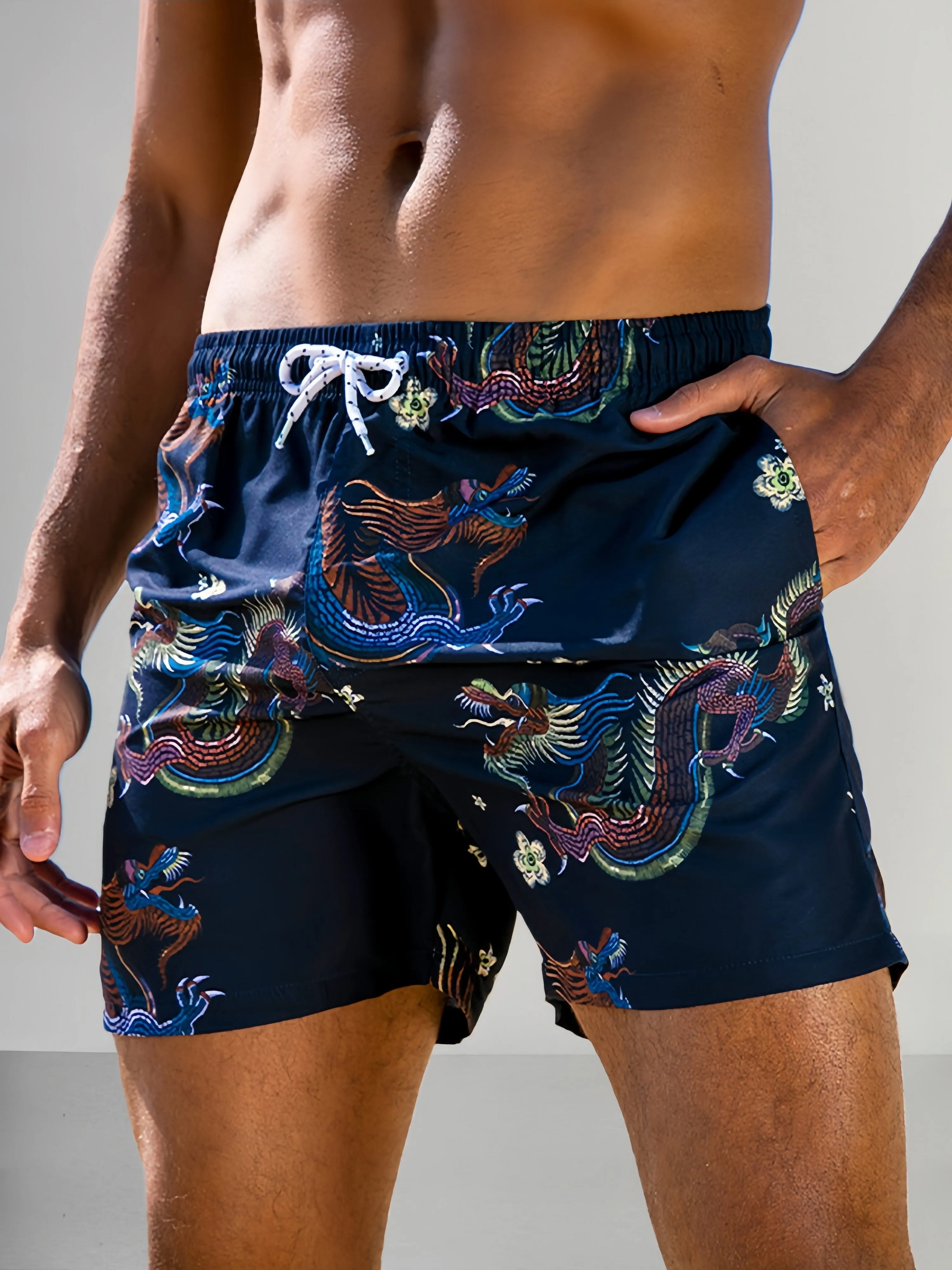 Casual Printed Beach Shorts