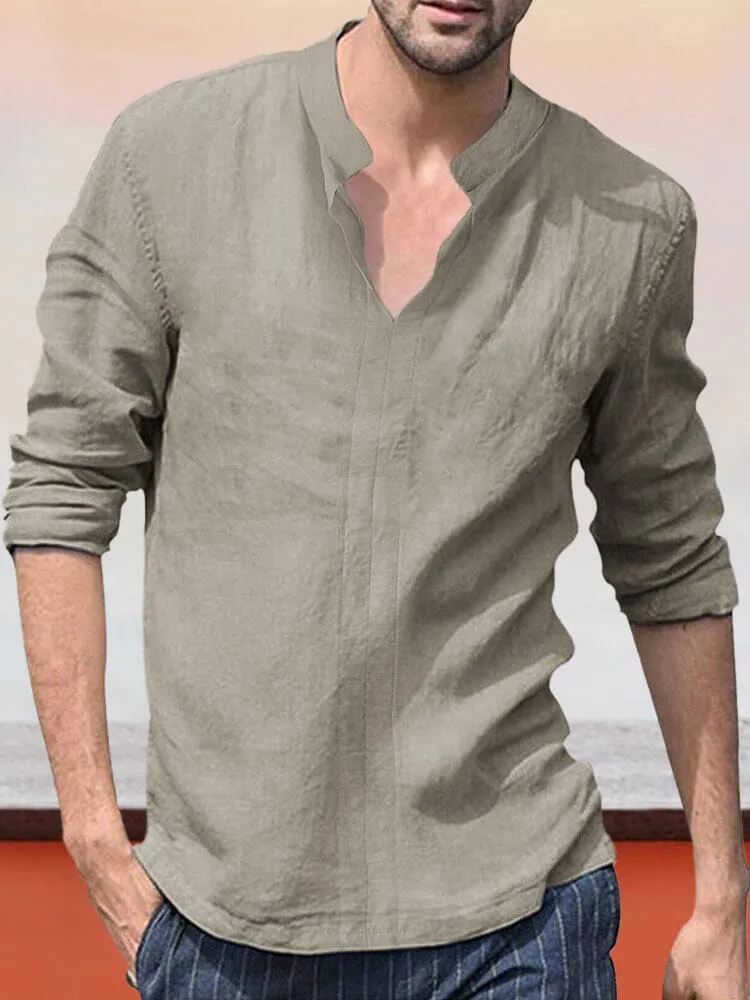 Casual Soft Cotton Linen Shirt