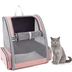 Cat Carrier Backpack Breathable Pet Carrier