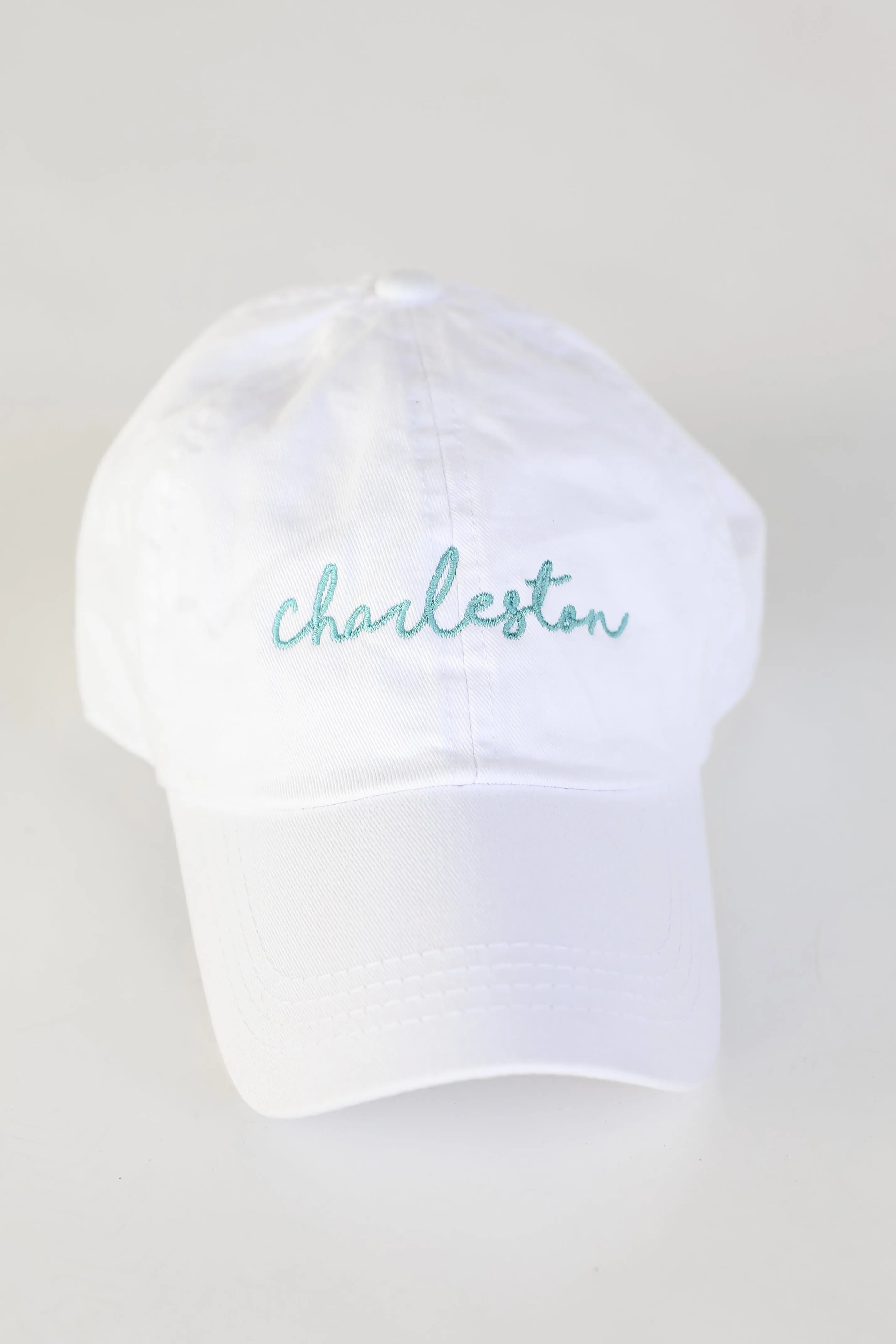 Charleston Script Embroidered Hat