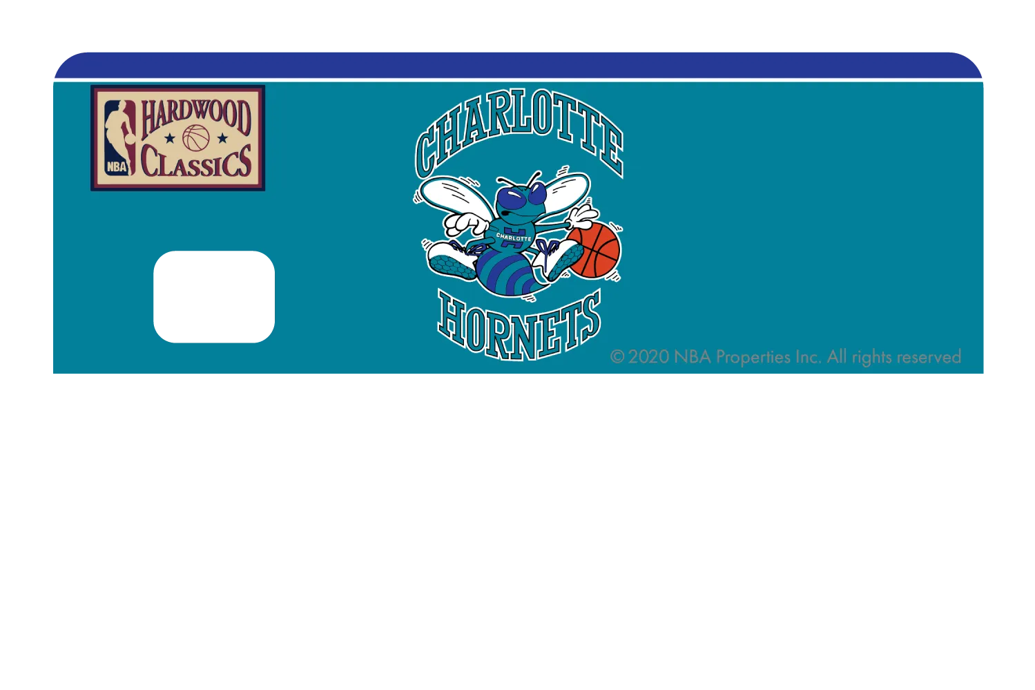 Charlotte Hornets: Away Warmups Hardwood Classics