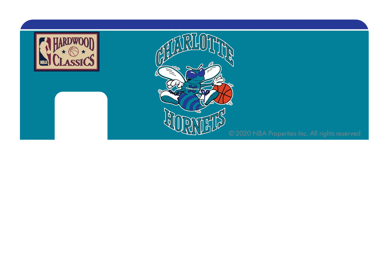 Charlotte Hornets: Away Warmups Hardwood Classics