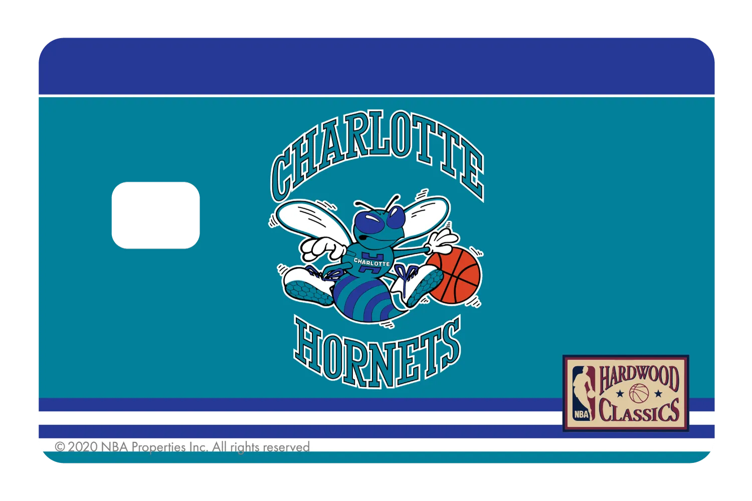 Charlotte Hornets: Away Warmups Hardwood Classics