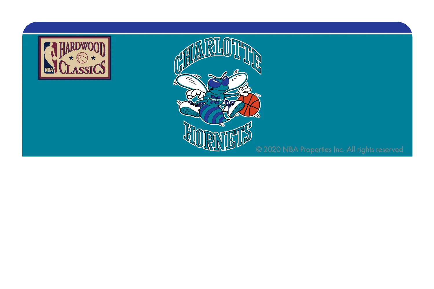 Charlotte Hornets: Away Warmups Hardwood Classics