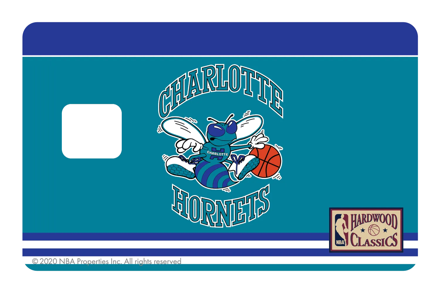 Charlotte Hornets: Away Warmups Hardwood Classics