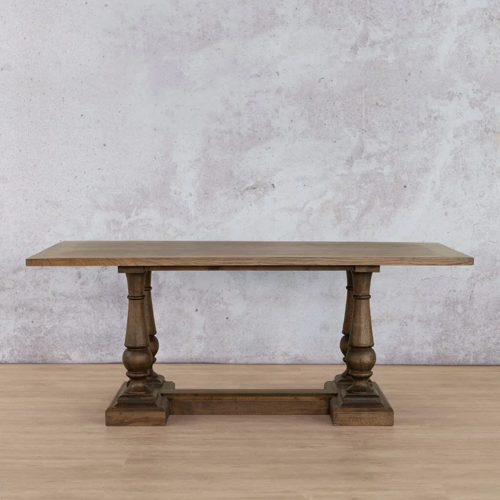 Charlotte Wood Dining Table - 2.4M / 8 or 10 Seater