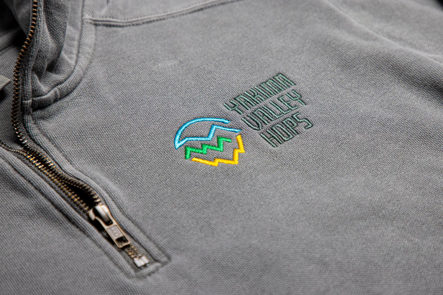 Cozy Embroidered Quarter-Zip